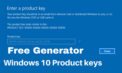 Windows 10 Product Key Generator Crack 2020 Free Download